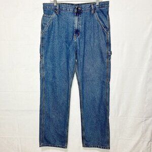 Full Blue Brand Carpenter Jeans Men's Denim Size 34x32 100% cotton